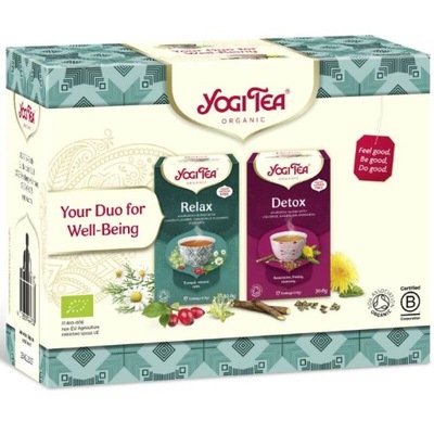 Zestaw herbata Yogi Tea Detox + Relax