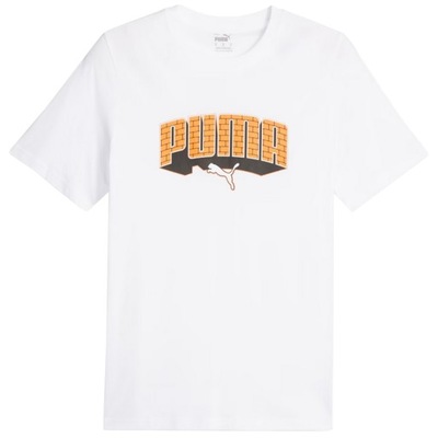 Koszulka męska Puma Graphics Hip Hop Tee biała 677189 02 XL