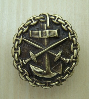 Odznaka Za Rany Niemiecka Marynarki Wojennej I WW