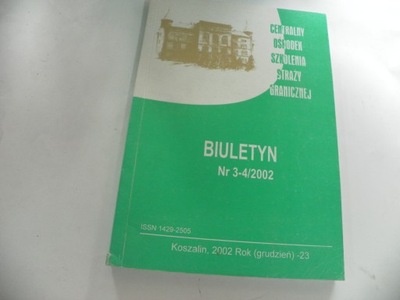 2002 BIULETYN STRAŻ GRANICZNA