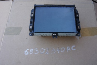 Дисплей навігації jeep grand cherokee wk2 68302340ac фото №1