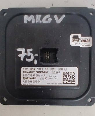 Преобразователь модуль led renault megane v 260559976r a2c90665604 фото №1