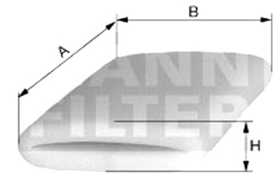 MANN-FILTER ФІЛЬТР ПОВІТРЯ KOMATSU KOMATSU BR200R-1 BR300J-1 фото