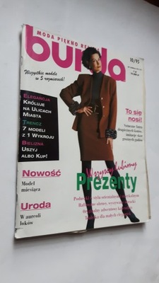 BURDA MODA PIEKNO RELAKS 10/95