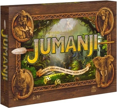 JUMANJI GRA PLANSZOWA ORYGINALNA NOWE WYDANIE PREZENT DLA DZIECI