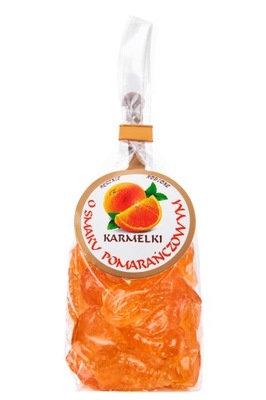 KARMELKI O SMAKU POMARAŃCZOWYM Mazurskie Słodkości ręcznie robione
