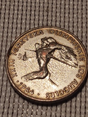 MEDAL 1984r XXIII Igrzyska Olimpijskie Los Angeles POLSKI Komitet Olimpijsk