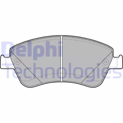 DELPHI LP2102 КОМПЛЕКТ КОЛОДОК ШАЛЬМІВНИХ, ГАЛЬМА