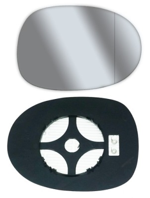 Вкладыш зеркало honda civic viii ufo asf+grz+pl правое фото №1