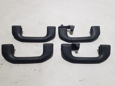 Тримачі ручки стельовий mercedes w204 w212 чорні комплект перед задня фото №1