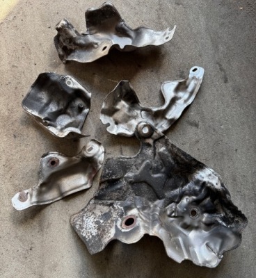 Захист теплова турбонагнітача master movano 2.3 комплект фото №1