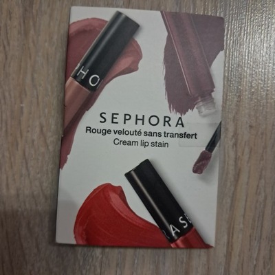 Sephora Cream Lip Stain 01 always red 1,3 ml pomadka do ust
