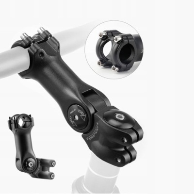 MOSTEK WSPORNIK PRZEDŁUŻKA KIEROWNICY REGULOWANY ROWEROWY 31,8mm dł.120mm