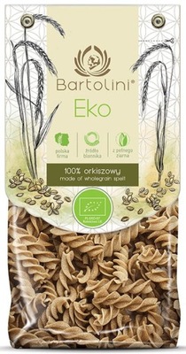 Makaron (orkiszowy razowy) świderki BIO 250 g Bart