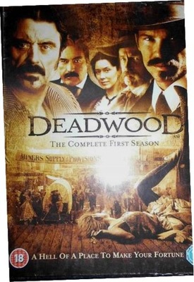 deadwood sezon 1 - 4 dvd