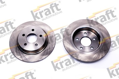 КОМПЛЕКТ. ДИСК ГАЛЬМІВНИЙ KRAFT AUTOMOTIVE 6052206 FORD VOLVO