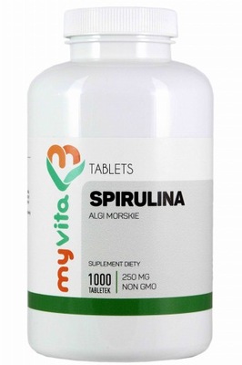 MYVITA SPIRULINA 250MG 1000 tabletek