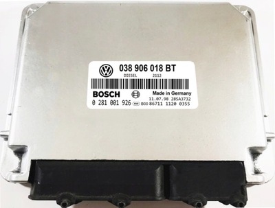 КОМП'ЮТЕР ECU SEAT 038906018BT 0281001926 IMMO OFF