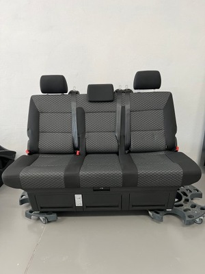 Заднее сиденье кровать vw multivan t6 t6.1 quadratic фото №1