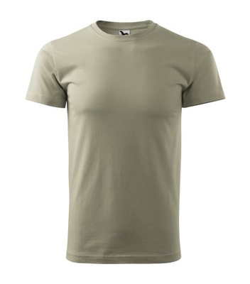 Basic koszulka męska jasny khaki XL,1292816