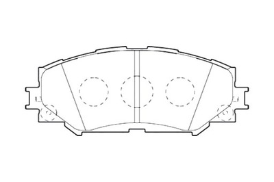 VALEO КОЛОДКИ ТОРМОЗНЫЕ TOYOTA RAV 4 06- 2.2 D-4D