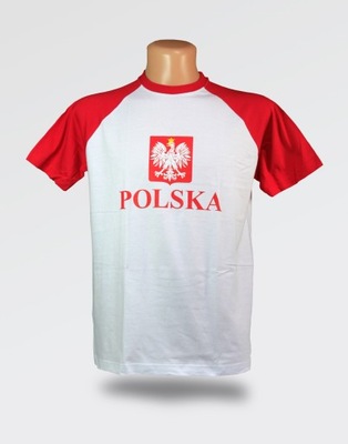 Koszulka Polska Kibica godło męska-XL