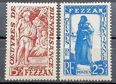 FRANCUSKA STREA MILITARNA FEZZAN GHADAMES * 1951 MI 58-59