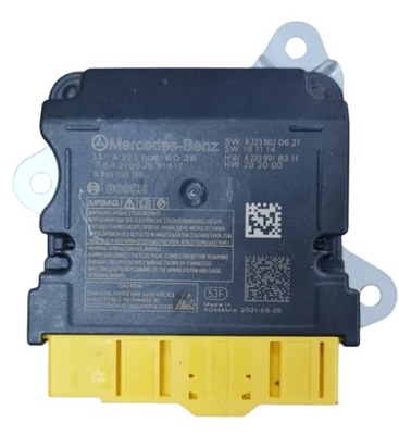 Датчик блок управления модуль подушка безопасности mercedes w223 фото №1