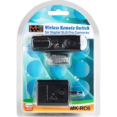 Wyzwalacz MeiKe RC-6 radiowy wężyk typu Nikon MC-DC1 do Nikon D70s, D80