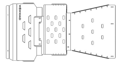 Komplet osłon podwozia Nissan Navara D23 2015-