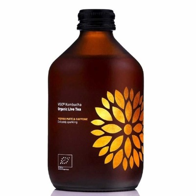 Kombucha Yerba Mate z Kofeiną BIO 330ml - VIGO