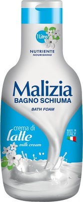Malizia Bath Foam płyn do kąpieli Mleko 1000ml