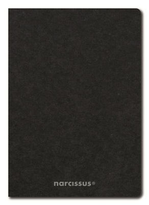 Zeszyt A5 56 kartek kratka NARCISSUS Eco Black czarny