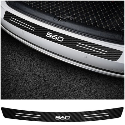 Наклейка пленка защитная бампер volvo s60 фото №1