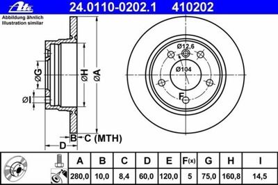 ДИСК ТОРМОЗНОЙ ЗАД BMW SERIA-3 E36 1990- 1999