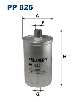 PP826 FILTRO COMBUSTIBLES  