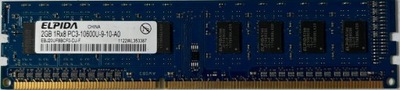 Pamięć RAM Elpida 2GB 1RX8 DDR3 1333MHZ 9 10 A0 RAM164