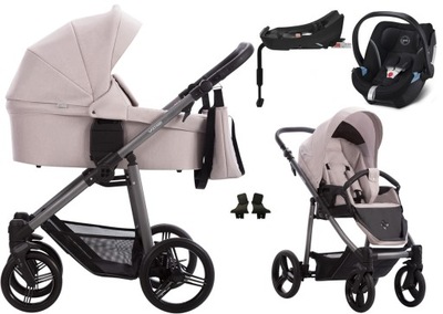 WÓZEK BEBETTO VULCANO NEW CYBEX ATON 5 BAZA 01GRA