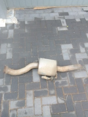 Dodge ram v 19- труба гаситель 3.6b usa фото №1