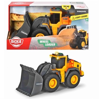 SPYCHACZ VOLVO POJAZD BUDOWLANY DICKIE TOYS CIĘŻARÓWKA CONSTRUCTION 3723003