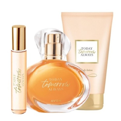 AVON TTA Tomorrow Zestaw Perfumy Balsam Perfumetka 3w1