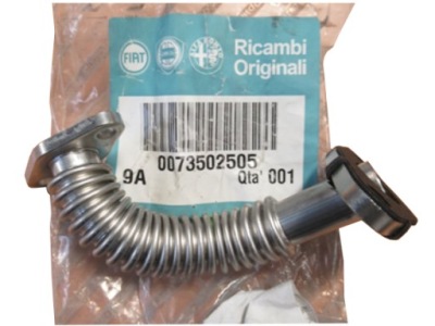 Шланг труба турбіни оливи fiat idea nowa оригінальна оригінальний номер 73502505 фото №1