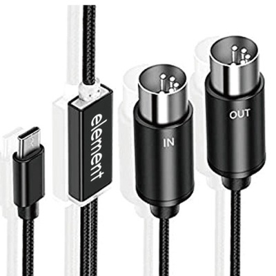 MIDI na USB C typ C kabel USB MIDI konwerter ze ws