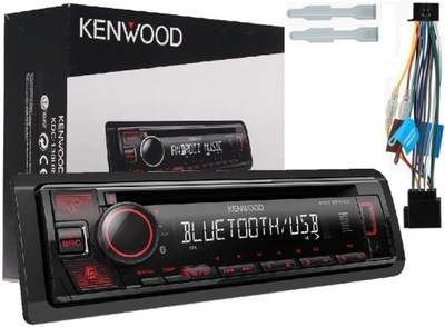 KENWOOD KKDC-130UR RED KOLOR / USB / AUX / CD - RADIO SAMOCHODOWE