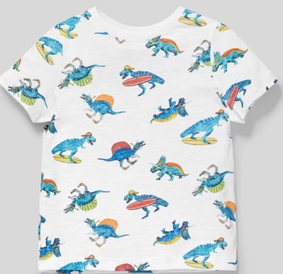 C&A t-shirt w dinozaury r. 134