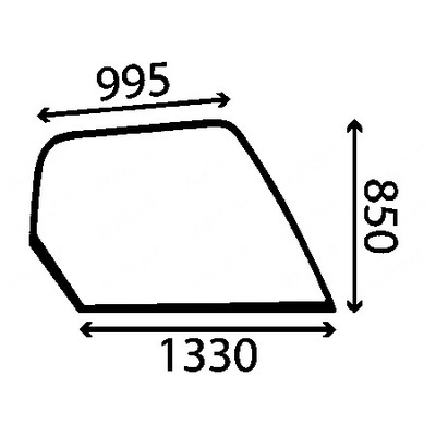 СТЕКЛО БОКОВАЯ NEW HOLLAND LM410 LM420 LM425 LM430