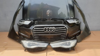 Audi a6 c7 4g0 рестайлинг  s line капот бампер ремень фары фото №1