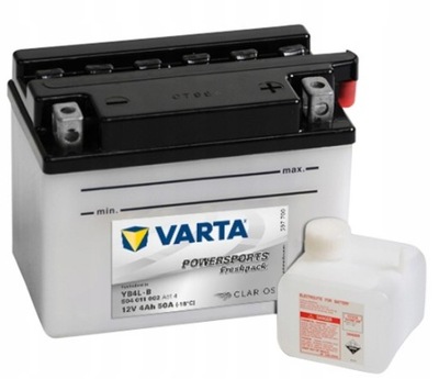 АККУМУЛЯТОР МОТОЦИКЛЕТНЫЙ VARTA YB4L-B 4AH 50A