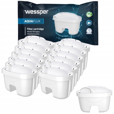 12x vodný filter Wessper Aquaflux do kanvice Laica náhrada Biflux