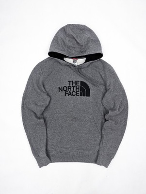 The North Face szara bluza z kapturem M logo